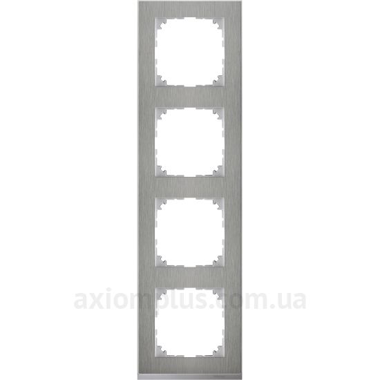 Фото Schneider Electric серии Merten System M-Pure Decor MTN4040-3646 стального цвета