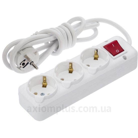 Трехместный удлинитель NE-AD 3014-5A с з/к и кнопкой 5м 3014-5A фото