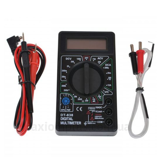 Зображення мультиметра Digital Tech DT838