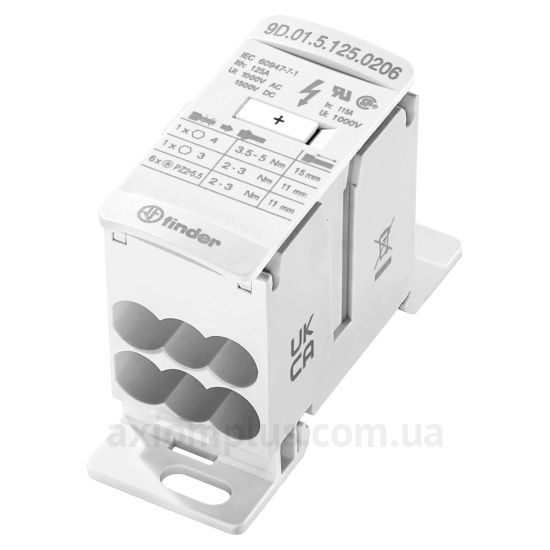9D0151250206 Finder серого цвета (на 8 контактов) (сечение до 16мм²) , I<sub>n</sub>=125А