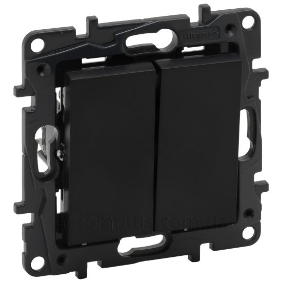 Зображення Legrand з серії Niloe Step 863512 чорного кольору