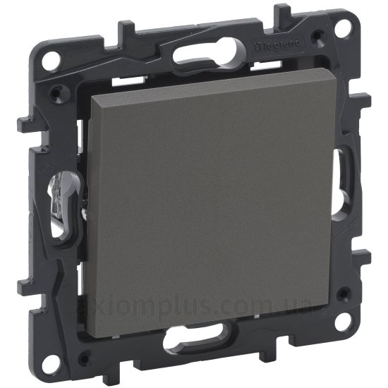 Фото Legrand серии Niloe Step 863401 стального цвета