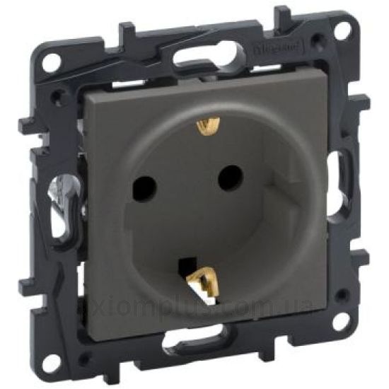 Фото Legrand серії Niloe Step 863421 стального кольору