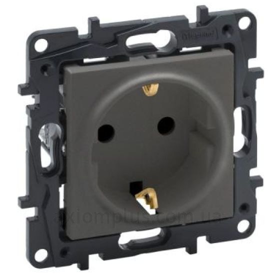 Зображення Legrand з серії Niloe Step 863420 стального кольору