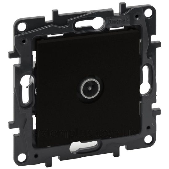 Фото Legrand серии Niloe Step 863574 черного цвета