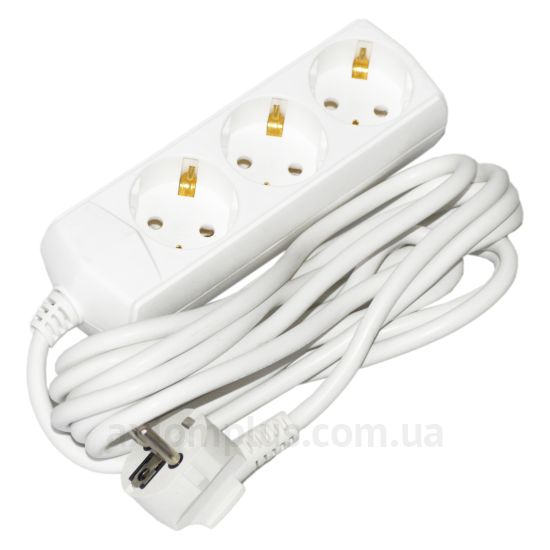 Подовжувач UEC ECO П03 3 місця 2P+PE/3м 3х1мм2 10А/250В WYP10-10-03-03-G-G-U фото