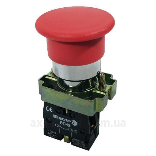 Кнопка ElectrO (BC42NCR) красного цвета
