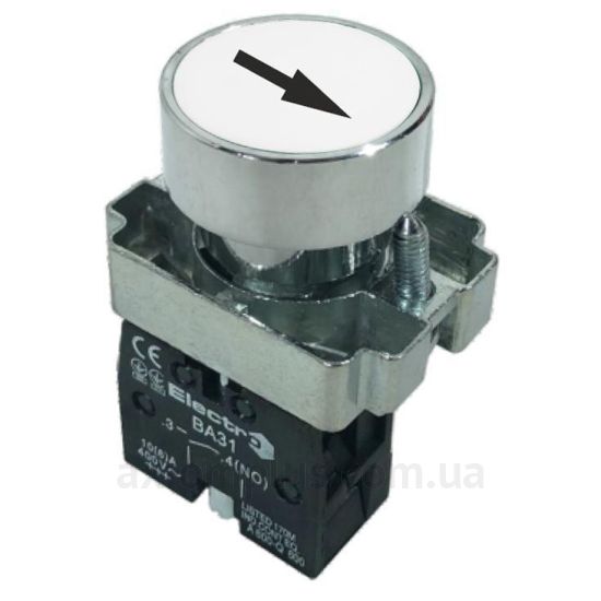 Кнопка ElectrO (ВА3341NOW) білого кольору