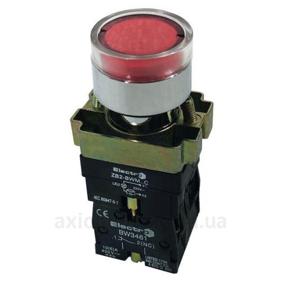 Кнопка ElectrO (ВW3461NCRi) червоного кольору