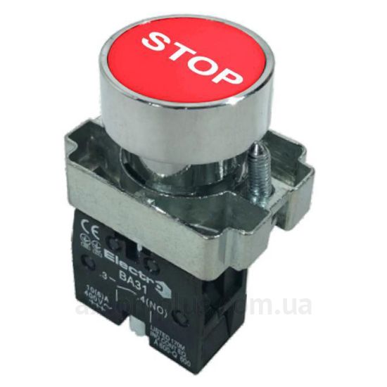 Кнопка ElectrO (ВА4342NCR) красного цвета