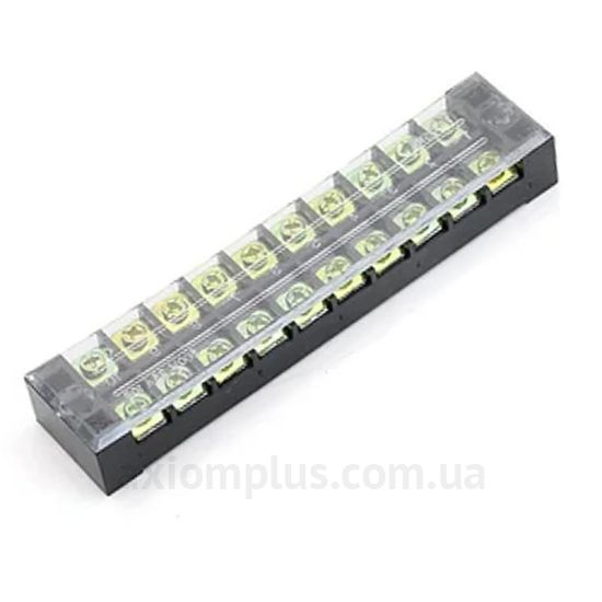 TB1510 ElectrO черного цвета (на 10х2 контакта) (S <sub>кабеля</sub> до 2,5мм²) , I<sub>n</sub>=15А