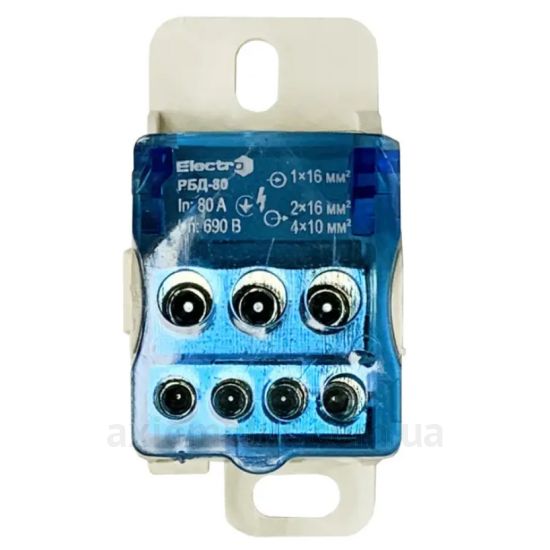 RBD80 ElectrO (на 7 контактів) (S <sub>кабелю</sub> до 16мм²) , I<sub>n</sub>=80А