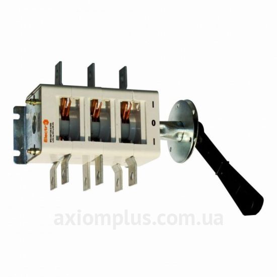 Корпусний рубильник 3P перемикач навантаження 1-0-2 на 400А ElectrO VR32P400K
