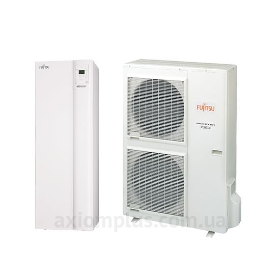 Спліт система теплового насоса Fujitsu WGYG140DG6/WOYG112LHT High Power c ГВП