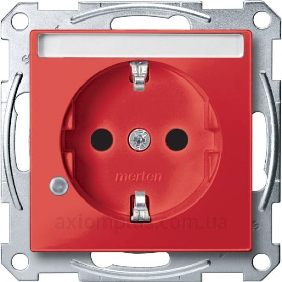 Зображення Schneider Electric з серії Merten System M-Elegance MTN2303-0306 рубінового кольору