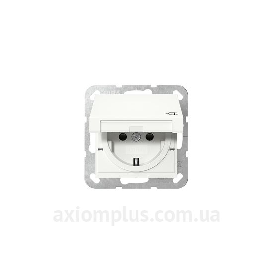 Изображение Gira из серии Clear, E1, E2, E3, Esprit, Event, Linoleum-Multiplex, Opaque, Standard 55, Studio 441403 белого цвета
