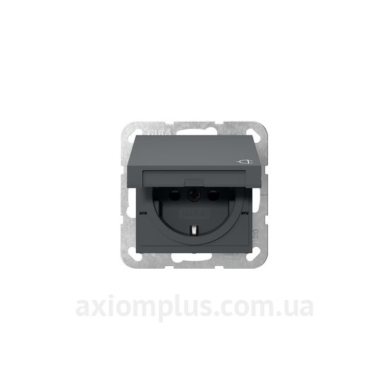 Фото Gira серии Clear, E1, E2, E3, Esprit, Event, Linoleum-Multiplex, Opaque, Standard 55, Studio 441428 цвета антрацит