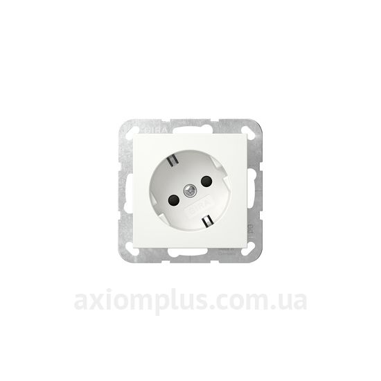 Изображение Gira из серии Clear, E1, E2, E3, Esprit, Event, Linoleum-Multiplex, Opaque, Standard 55, Studio 441803 белого цвета