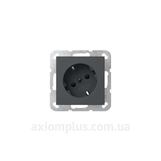 Изображение Gira серии Clear, E1, E2, E3, Esprit, Event, Linoleum-Multiplex, Opaque, Standard 55, Studio 441828 цвета антрацит