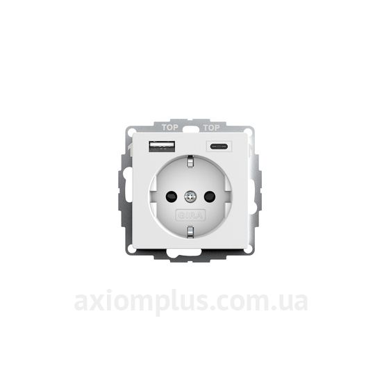 Зображення Gira серії Clear 245927 білого кольору