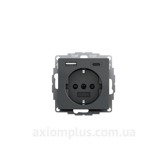 Фото Gira серії Clear 245928 антрацитового кольору