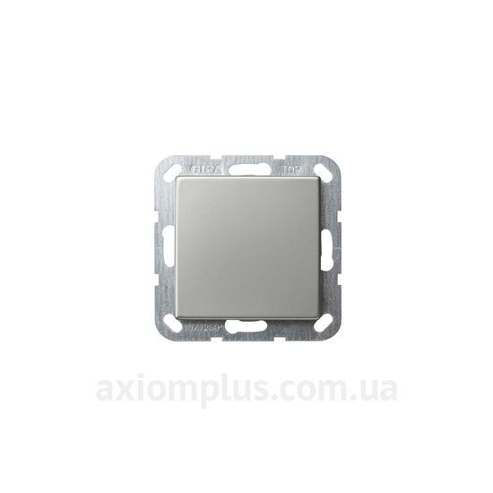 Изображение Gira серии Clear, E1, E2, E3, Esprit, Event, Linoleum-Multiplex, Opaque, Standard 55, Studio 0126600 стального цвета