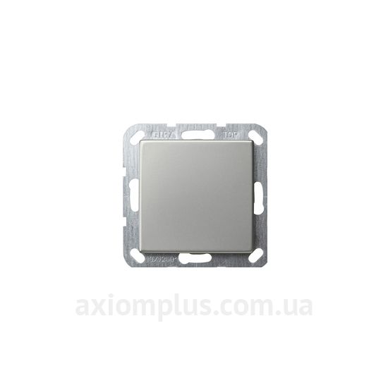 Изображение Gira серии Clear, E1, E2, E3, Esprit, Event, Linoleum-Multiplex, Opaque, Standard 55, Studio 0127600 стального цвета
