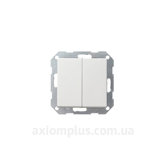 Изображение Gira серии Clear, E1, E2, E3, Esprit, Event, Linoleum-Multiplex, Opaque, Standard 55, Studio 012527 белого цвета