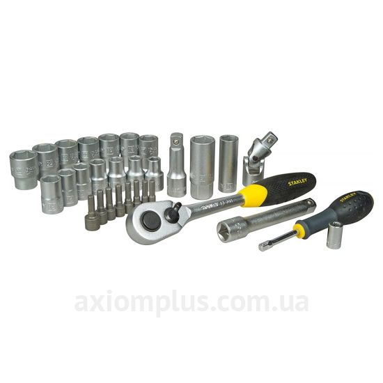 Зображення набору інструментів Stanley STHT0-73929в пластиковому кейсі чорного кольору