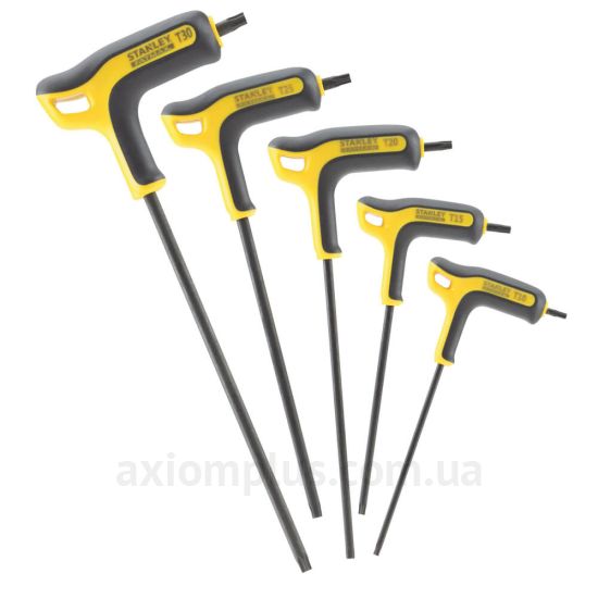 Зображення набору шестигранних ключів Stanley FMHT0-69048в пластиковому кейсі чорного кольору