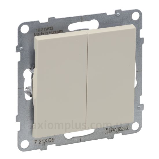 Зображення Legrand серії Suno 721205 кольору слонової кістки