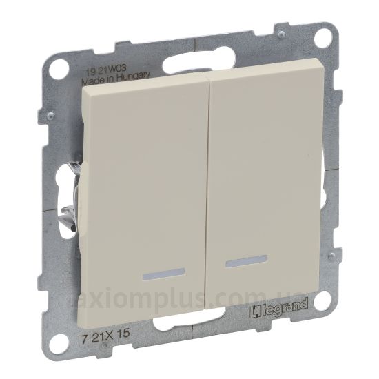 Фото Legrand из серии Suno 721215 цвета слоновой кости