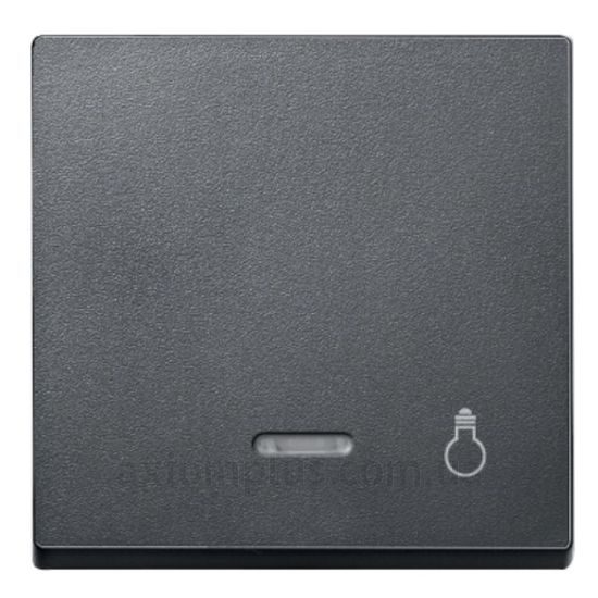 Зображення Schneider Electric серії Merten System M-Elegance 430914 антрацитового кольору