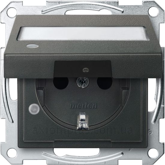 Фото Schneider Electric из серии Merten System M-Elegance, Merten System M-Plan, Merten System M-Pure, Merten System M-Pure Decor MEG2313-0414 цвета антрацит