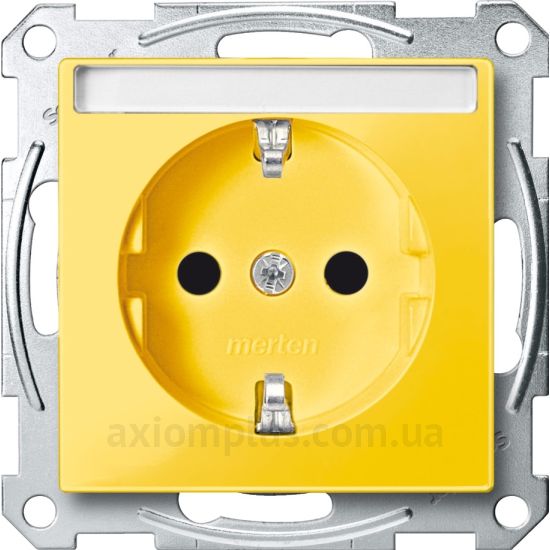 Изображение Schneider Electric серии Merten System M-Elegance, Merten System M-Plan, Merten System M-Pure, Merten System M-Pure Decor MEG2302-0307 желтого цвета