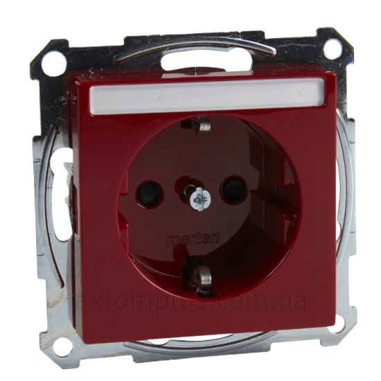 Фото Schneider Electric из серии Merten System M-Elegance, Merten System M-Plan, Merten System M-Pure, Merten System M-Pure Decor MEG2302-0306 рубинового цвета