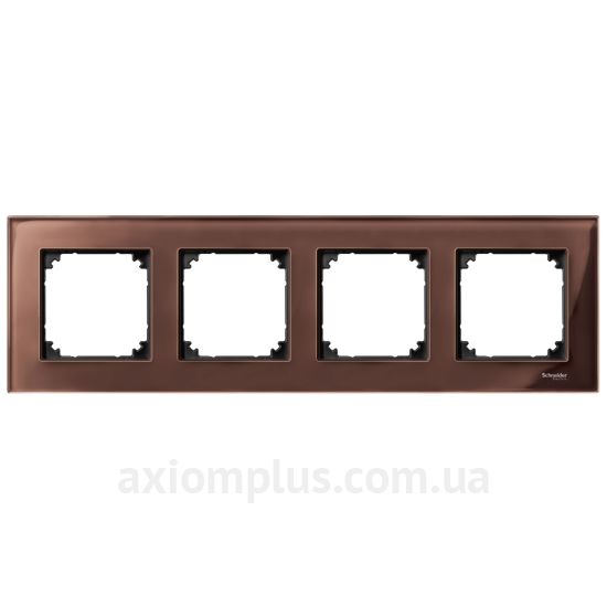 Фото Schneider Electric серії Merten System M-Elegance 489415 кольору махагону