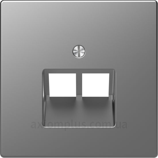 Фото Schneider Electric из серии Merten D-Antique, Merten D-Life MEG4522-6036 стального цвета