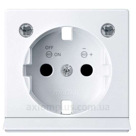 Изображение Schneider Electric серии Merten System M-Elegance, Merten System M-Plan, Merten System M-Pure, Merten System M-Pure Decor MEG2334-0325 белого цвета