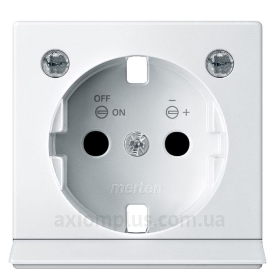 Изображение Schneider Electric из серии Merten System M-Elegance, Merten System M-Plan, Merten System M-Pure, Merten System M-Pure Decor MEG2334-0319 полярно белого цвета