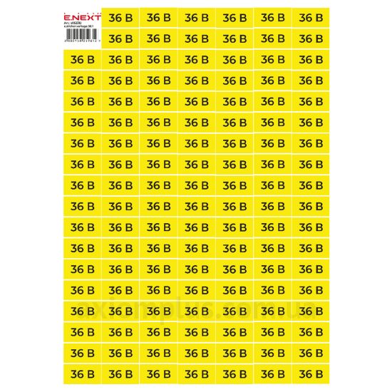 E.Next e.sticker.voltage.36.1 40мм ×20мм фото
