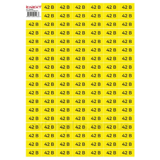 E.Next e.sticker.voltage.42.1 40мм ×20мм фото