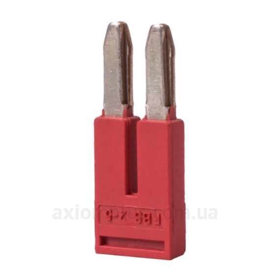 Шинная перемычка E.Next e.jp.spring.2pin-2,5 s070035 (2 контакта) (красный цвет) фото