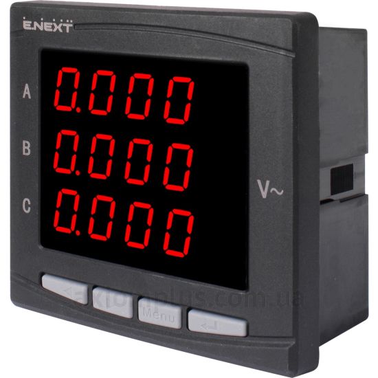 Вольтметр E.Next e.meter.pro.96.v.led (p079002)