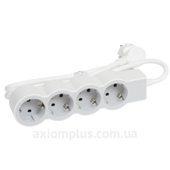 Подовжувач "Стандарт" Legrand на 4 місця 1.5м, 16А (694552) білий/сірий 694552 зображення