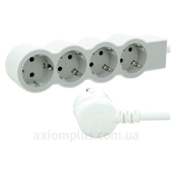 Удлинитель "Стандарт" Legrand на 4 места 5м, 16А (694569) белый/серый 694569 фото