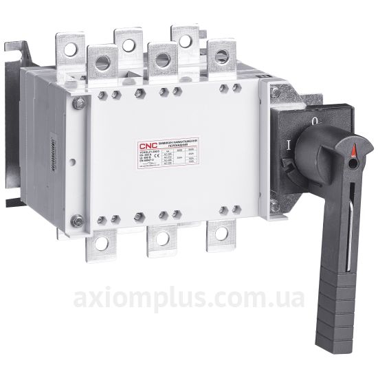 Корпусний рубильник перемикач навантаження 1-0-2 на 250А CNC Electric Б00029833