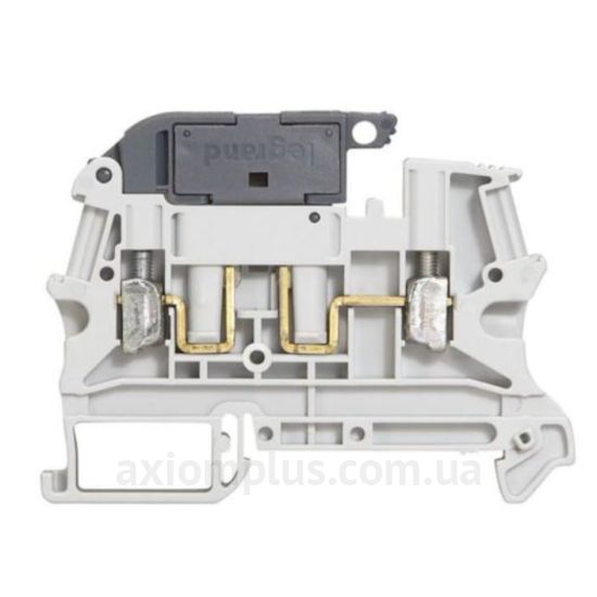 037181 Legrand серого цвета (на 2 контакта) (S <sub>провода</sub> до 2,5мм²) , I<sub>n</sub>=6,3А