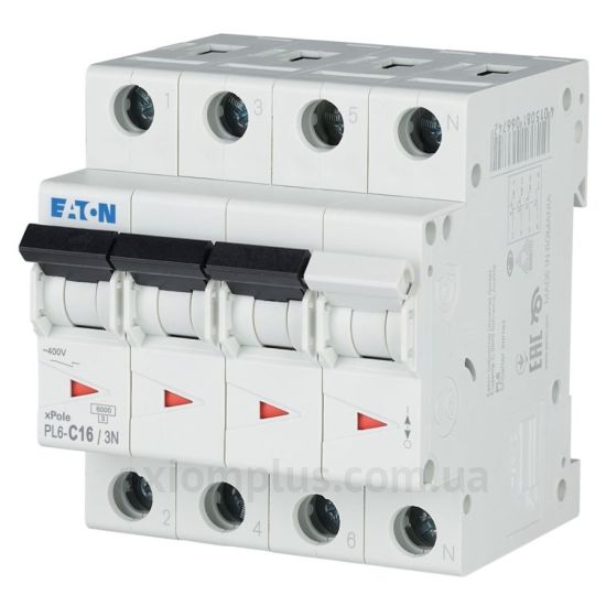 Фото Eaton (Moeller) PL6-C16/3N (106910)
