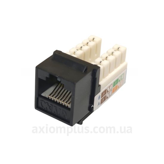 Hager модуль UTP cat.6 RJ-45 (цвет черный)